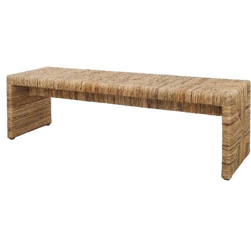 Kanza Bench in Natural Abaca